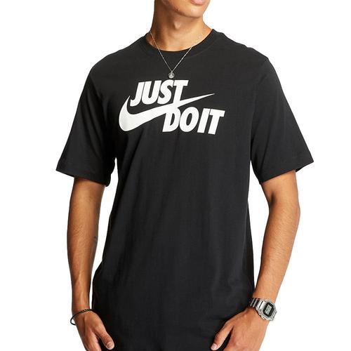 T-Shirt Noir Homme Nike Just Do It Swoosh on Productcaster.