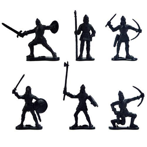 14 Pcs Chevaliers Medievaux Toy Soldiers Action Figure Jeu De Role ... on Productcaster.