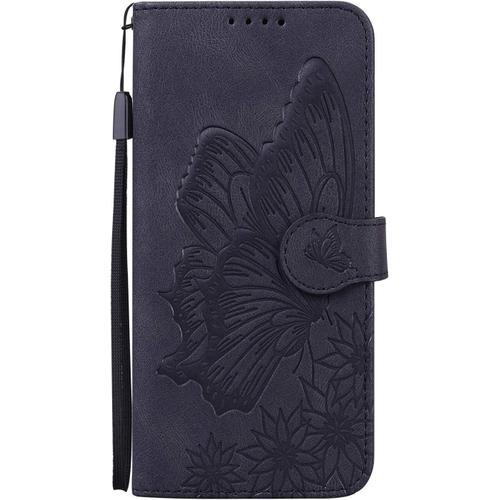 Coque En Cuir À Rabat Pour Samsung Galaxy A72 5g Motif Papillon Des... on Productcaster.