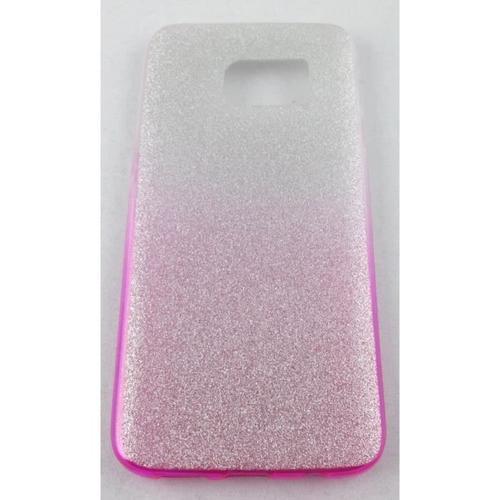 Coque Samsung Galaxy S7 Rose Et Transparente À Paillette on Productcaster.