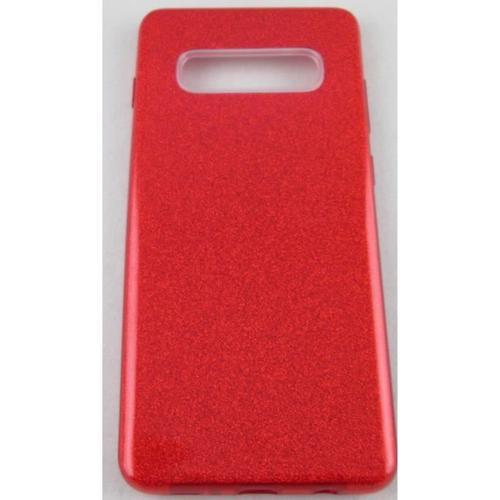 Coque Samsung Galaxy S10 Plus Rouge À Paillettes on Productcaster.