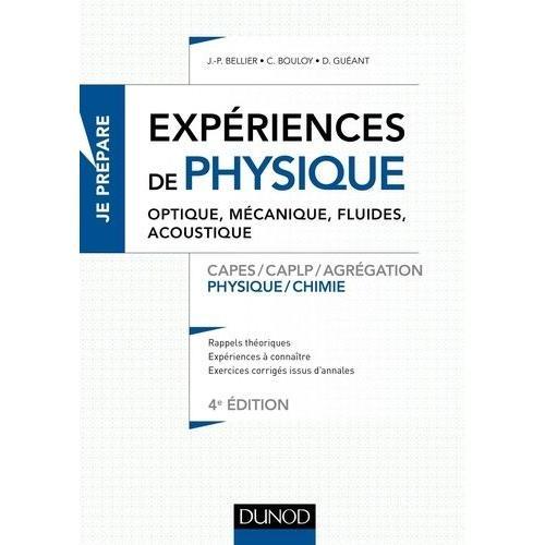 Expériences De Physique - Optique, Mécanique, Fluides, Acoustique C... on Productcaster.