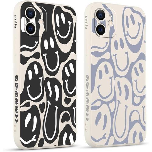 2 Pièces Coque Pour Apple Iphone 12 Mini 5.4"", Etui Avec Souriant ... on Productcaster.