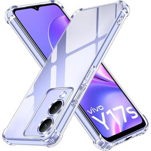 Coque Pour Vivo Y17s, Ultra Transparent Étui De Protection En Silic... on Productcaster.