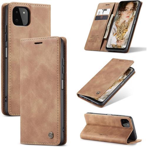 Coque Samsung Galaxy A22 4g/5g, Housse Antichoc En Cuir Pu Premium ... on Productcaster.