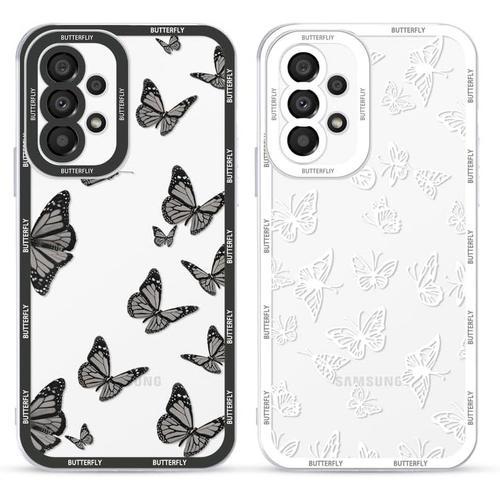 2 Pièces Transparent Coque Pour Samsung Galaxy A33 5g 6,4"" Motif D... on Productcaster.