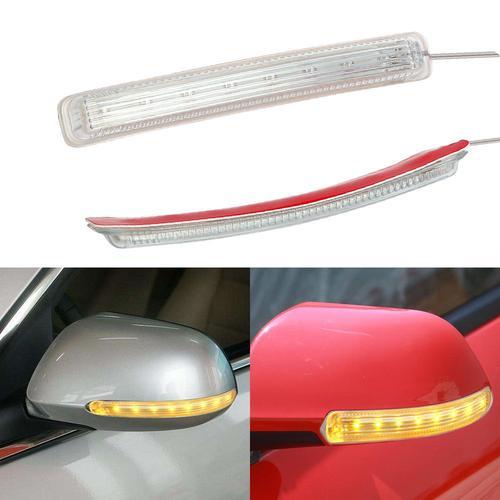 Clignotant Pour Rétroviseur De Voiture, 2 Pièces, 12v, Led Ambre Ja... on Productcaster.