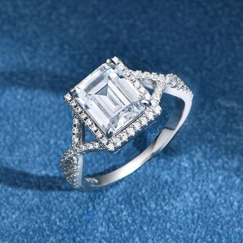 New Estate Style 7 * 9 S925 Silver Ring Women's Style Style Intte E... on Productcaster.