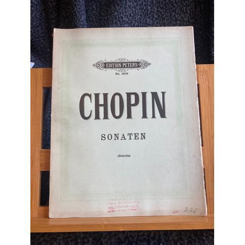 Frédéric Chopin Sonates Pour Piano Scholtz Partition Éditions Peter... on Productcaster.