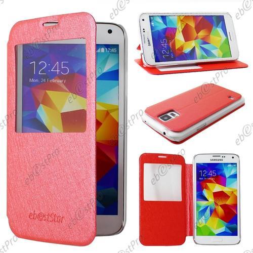 Ebeststar - Housse Etui Coque Flip View Cover Portefeuille Rouge ... on Productcaster.