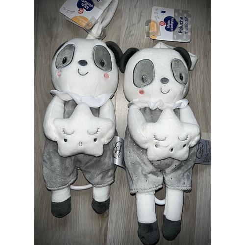 Doudou Peluche Musical Panda Mots D'enfants Lot De Deux Peluches Jo... on Productcaster.