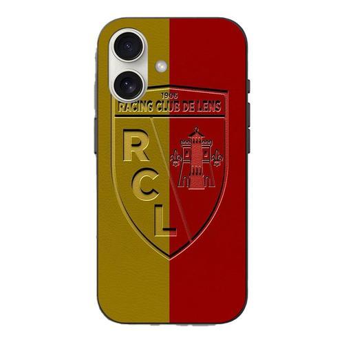 Coque Iphone 16 Plus Rcl Lens Logo Fond Jaune Et Rouge on Productcaster.