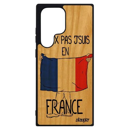 Coque J'peux Pas J'suis En France S23 Ultra Bois Silicone Jeux Olym... on Productcaster.