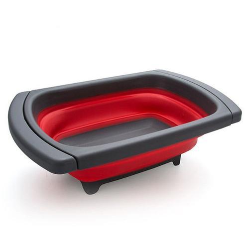 Panier De Lavage Pliable Multifonction En Silicone, Égouttoir Pliab... on Productcaster.