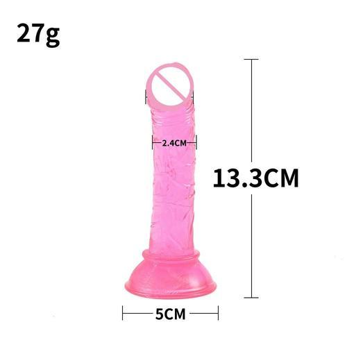 Pink Mini Gode En Msi Douce Pour Femme, Ventouse Artificielle Éduca... on Productcaster.