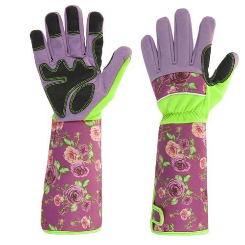 Jardinage Rose Gants en Cuir Femmes Prolongé Pro Gants Rose Élagage... on Productcaster.