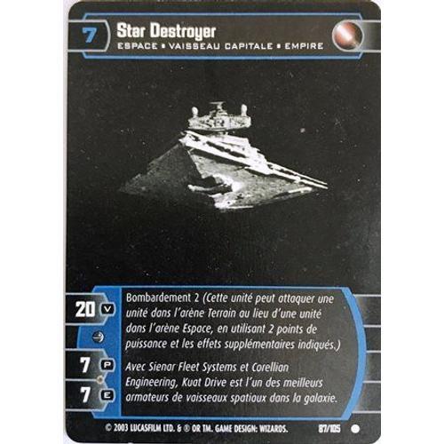 87 Star Destroyer - Star Wars La Bataille De Yavin - Tcg Trading Ca... on Productcaster.