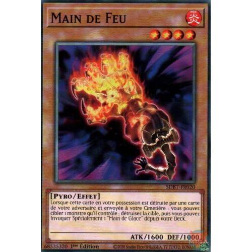 Yu Gi Oh Sdbt Fr020 Main De Feu on Productcaster.