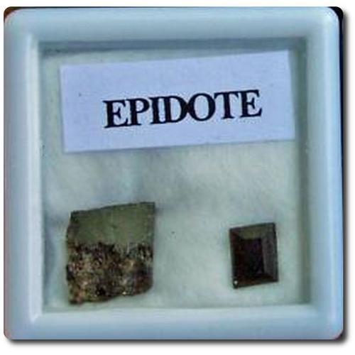 Epidote + Cristal D' Epidote Birmanie. on Productcaster.