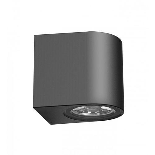 Xanlite - Applique Murale Filaire Noire Ip44, Culot Gu10, 40w Max -... on Productcaster.