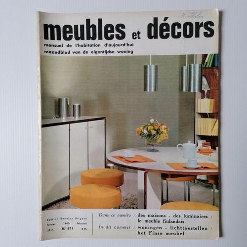 Revue Meubles Et Décors - Journal De L'ameublement N°811 - 1966 on Productcaster.