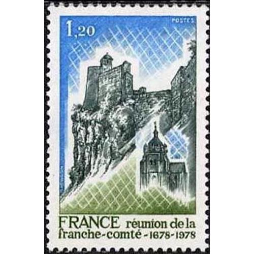 Timbre France 1978 Oblitéré - Réunion De La Franche-Comté 1678-1978... on Productcaster.