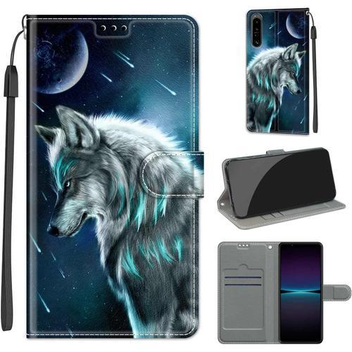 Housse Coque Pour Sony Xperia 1 Iv, Housse En Cuir Pu Premium Etui ... on Productcaster.