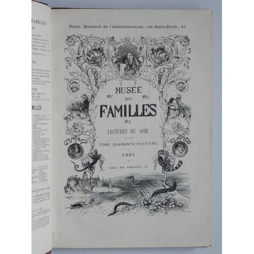 Musée Des Familles Tome 48 ( 1881 ) on Productcaster.