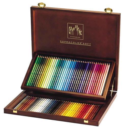 80 Crayons Supracolor Soft En Coffret Bois on Productcaster.