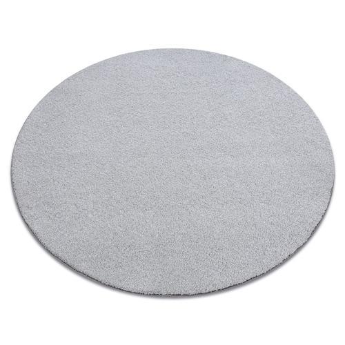 Cercle 200 Cm Tapis Cercle Velvet Micro Gris 90 Plaine Couleur Unie on Productcaster.