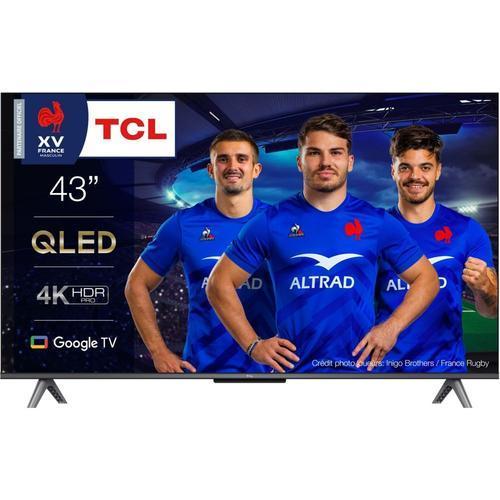 TV 43' TCL 43C645 4K QLED avec Google TV Game Master on Productcaster.