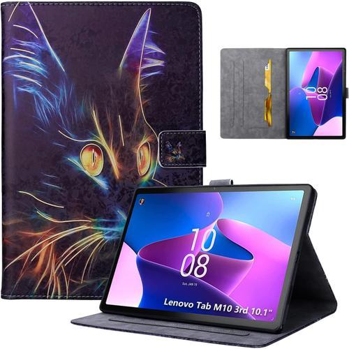 Coque Tablette Lenovo Tab M10 Gen 3 10.1"" Pu Leather Material, Étu... on Productcaster.