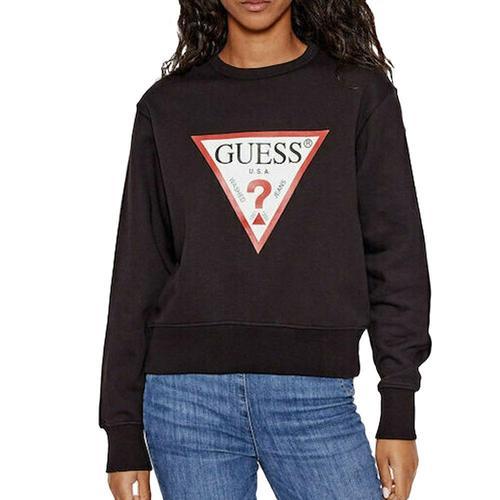 Sweat Noir Femme Guess Original Fleece on Productcaster.