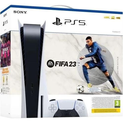 Pack Console Sony Playstation 5 Standard + Fifa 23 on Productcaster.