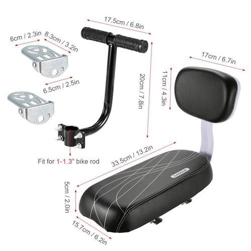 Selle Arrière De Vélo Pour Enfant,Accessoires De Cyclisme,Avec Poig... on Productcaster.