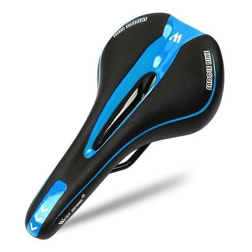 Selle De Vélo En Cuir Antidérapant,Confortable,Coussin En Silicone,... on Productcaster.