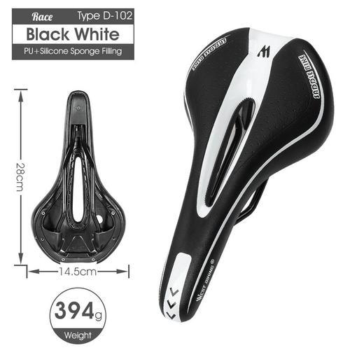 Selle De Vélo Confortable En Cuir Pu Avec Coussin En Éponge Et Gel ... on Productcaster.