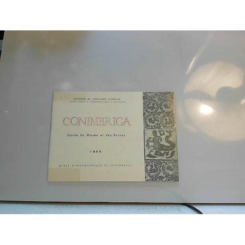 Conimbriga Guide Du Musée Et Des Ruines 1965 on Productcaster.