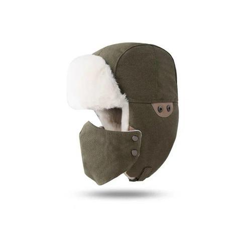 Chapeau De Bombardier En Peluche Avec Masque Pour Hommes Et Femmes,... on Productcaster.