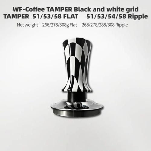 Tamper à café en acier inoxydable à profondeur réglable,pression co... on Productcaster.