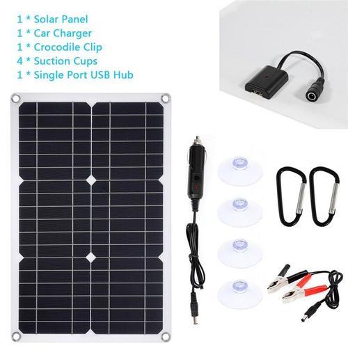 Panneau solaire 100W 12V,avec Port USB simple ou double,hors réseau... on Productcaster.