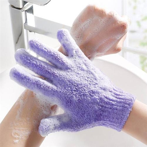 Gants Exfoliants De Douche, 2 Pièces, Brosse Corporelle, Doigts, Se... on Productcaster.