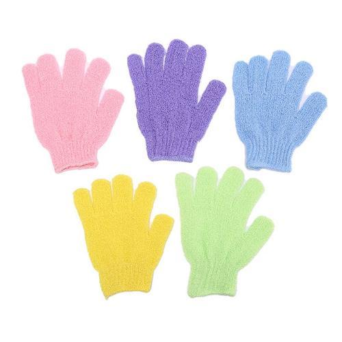 Gants Exfoliants De Douche, 5 Pièces, Brosse Corporelle, Doigts, Se... on Productcaster.