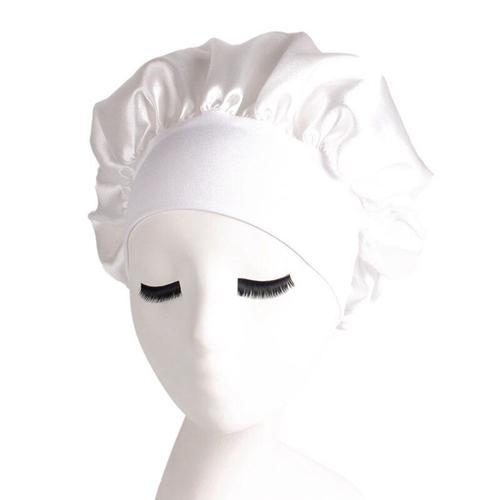 Chapeau De Nuit En Satin Solide,Bonnet De Soins Ou De Nuit Pour Fem... on Productcaster.