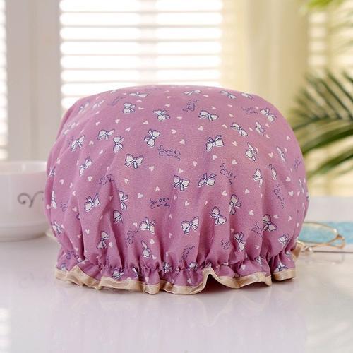 Bonnet De Bain Épais,Imperméable,Double Couche,Couvre-Cheveux,Fourn... on Productcaster.