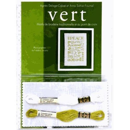 Vert - Motifs De Broderie Traditionnelle Et Au Point De Croix on Productcaster.