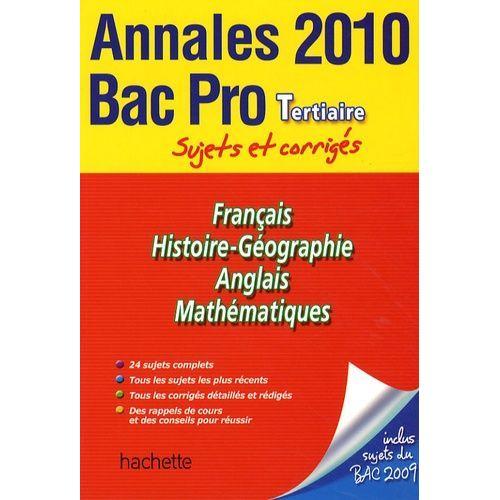 Annales Bac Pro Tertiaire Sujets Et Corrigés 2010 on Productcaster.