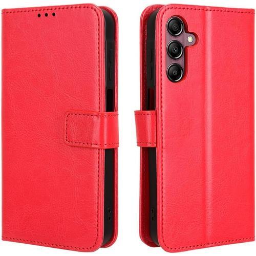 Coque Samsung Galaxy A15,Étui Portefeuille En Cuir Avec Fermeture M... on Productcaster.