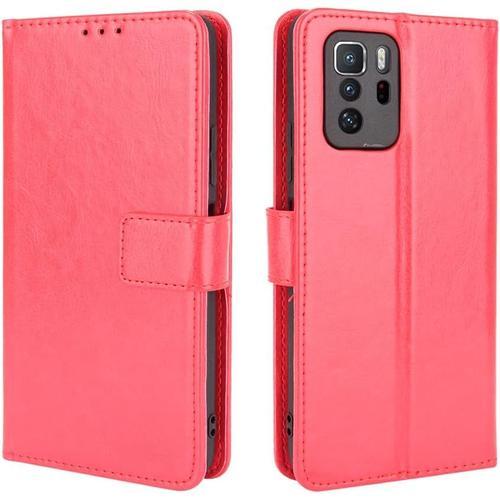 Coque Xiaomi Poco X3 Gt,Étui Portefeuille En Cuir Avec Fermeture Ma... on Productcaster.