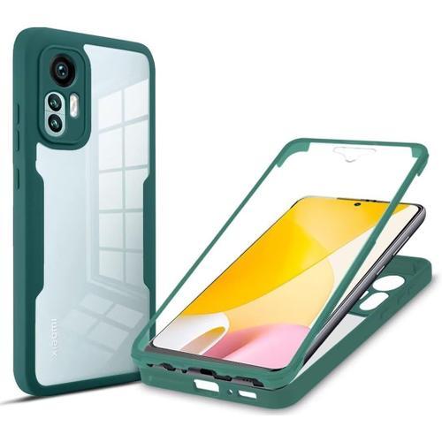 Coque Pour Xiaomi 12 Lite, 360-Degrés Étui Silicone Case Avec Prote... on Productcaster.